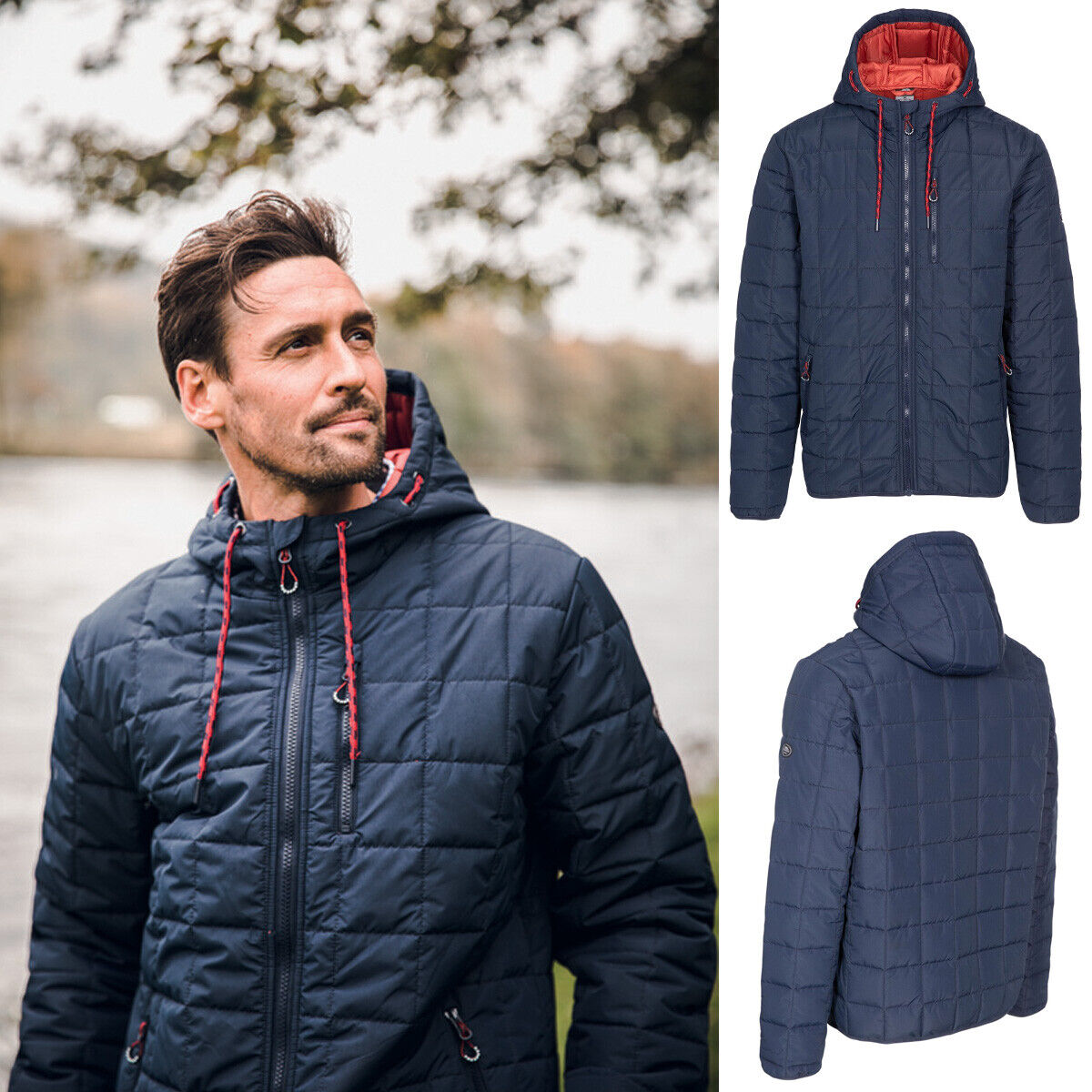Mens WYTONHILL Padded Jacket with Binded Cuffs & Hem