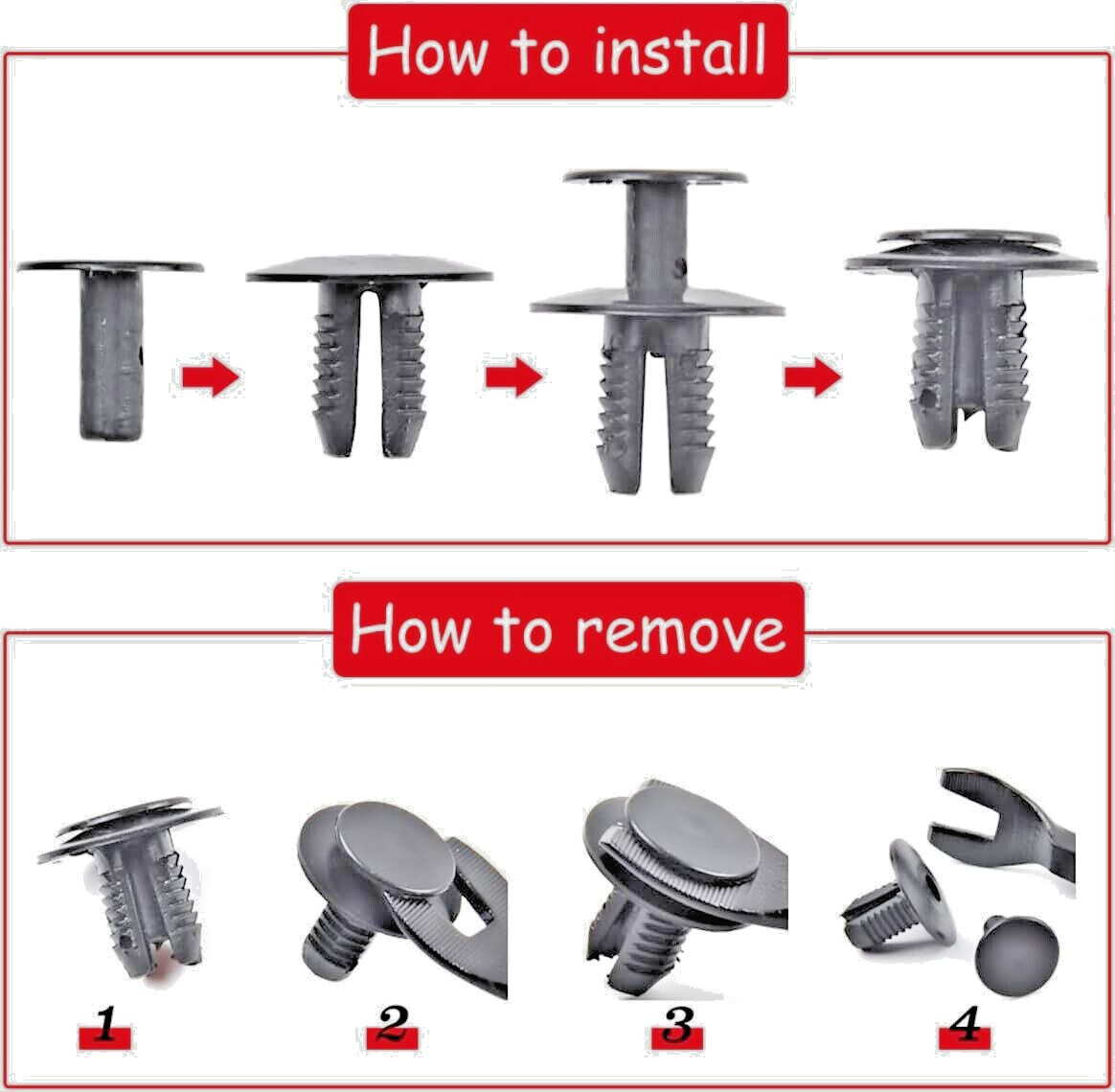 BMW Trim Clips Expanding Rivet 51471911992, 15x Qty for 1 2 3 4 5 6 7 X Z Series