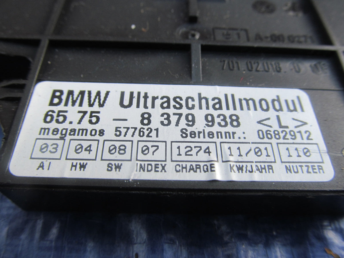 ULTRASOUND ALARM SENSOR ROOF 65758379938 From E46 BMW 318i SE SALOON 2001