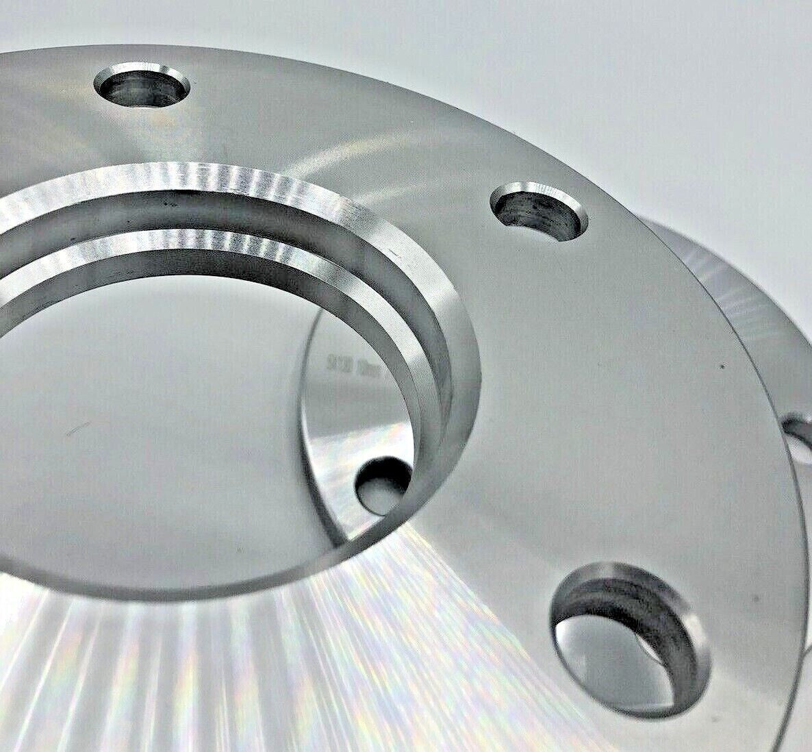 Porsche Wheel Spacers 15mm + Extended OE Bolts Set Of 2 in Silver 5x130 PSR9Line