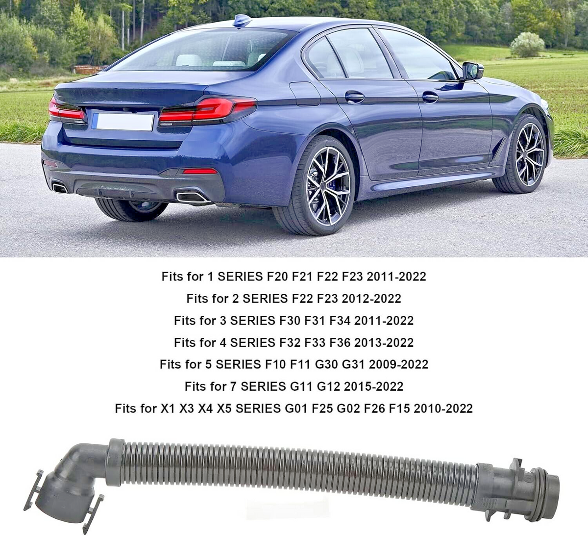 BMW N47N B47 Diesel Engine Intake Breather Pipe 7823517 BMW 1 2 3 4 5 7 X Series