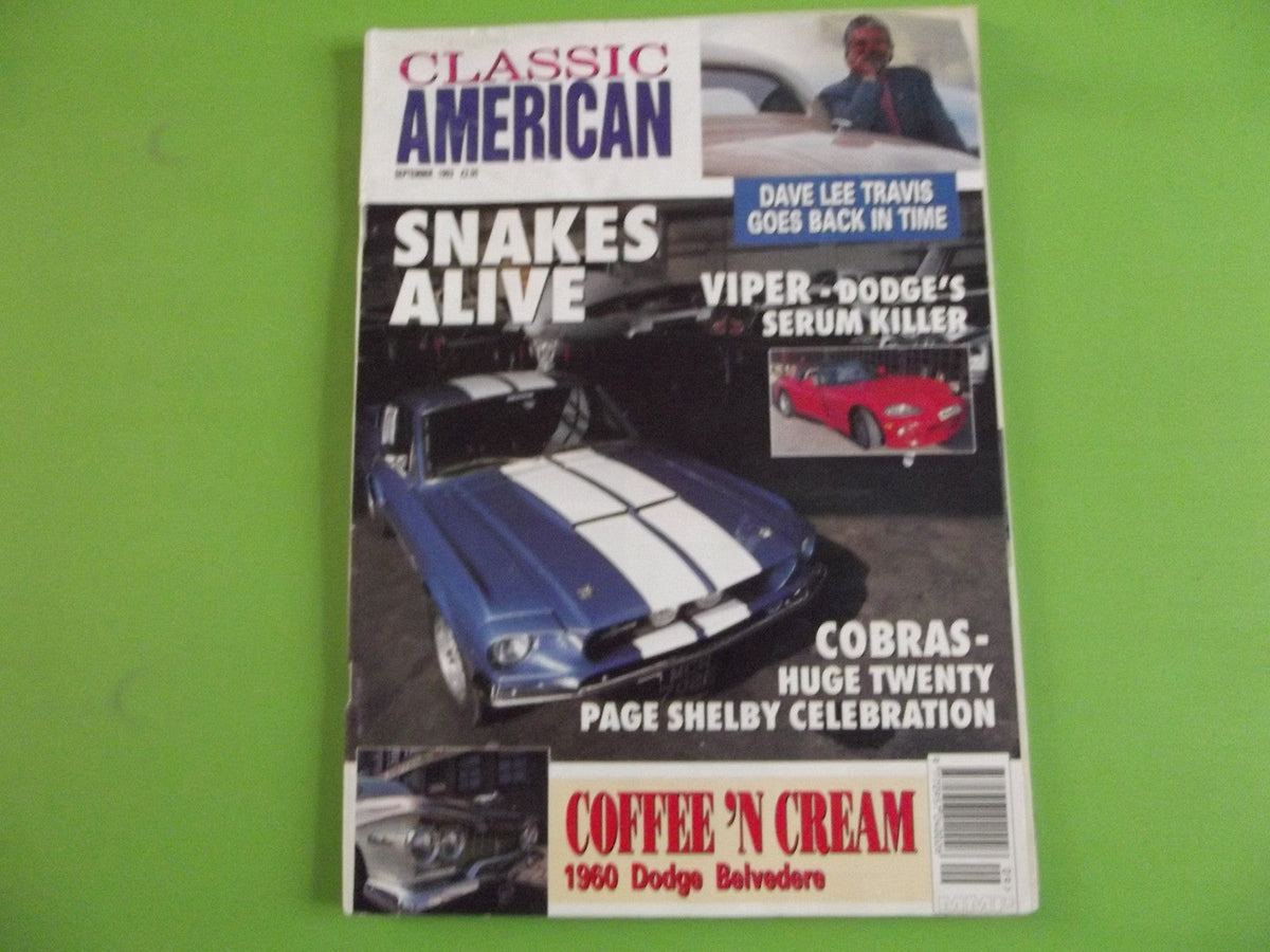 CLASSIC AMERICAN MAGAZINE SEPTEMBER 1993 #c1