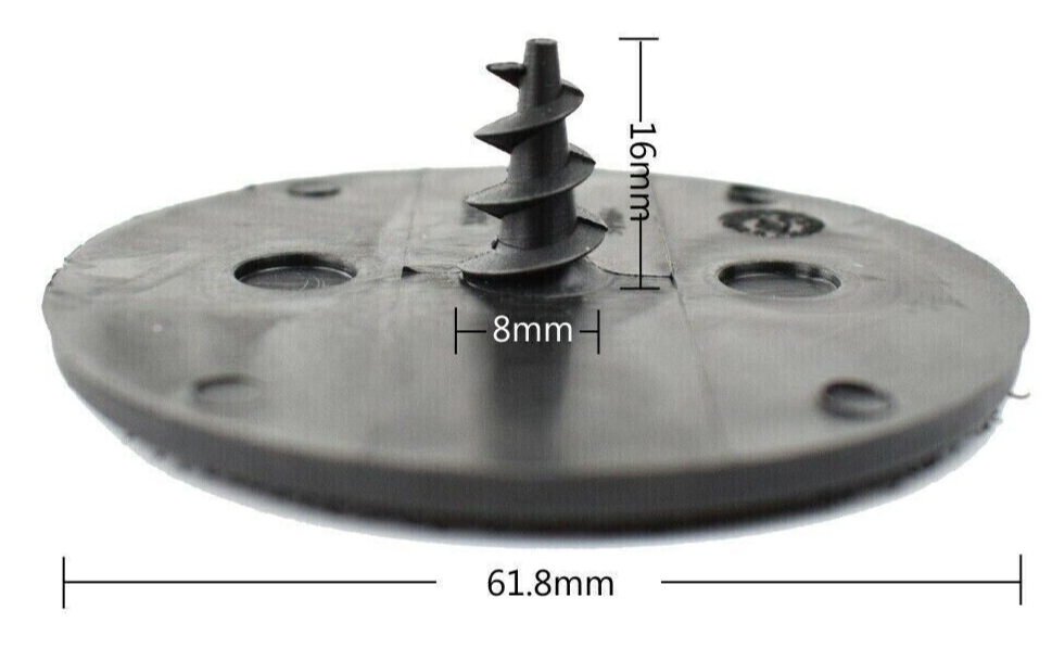MINI Floor Mat Anchor Lock Screw Fastener Carpet Clip Fixing 51477056606 x4