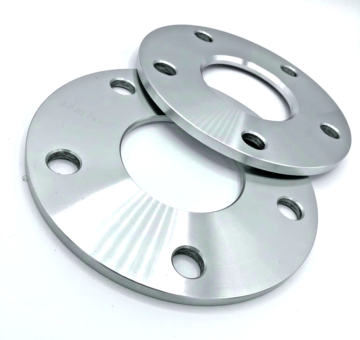 Porsche Wheel Spacers 7mm 5x130 Silver Bolton Kit Pair Fits 911 Cayenne Boxster