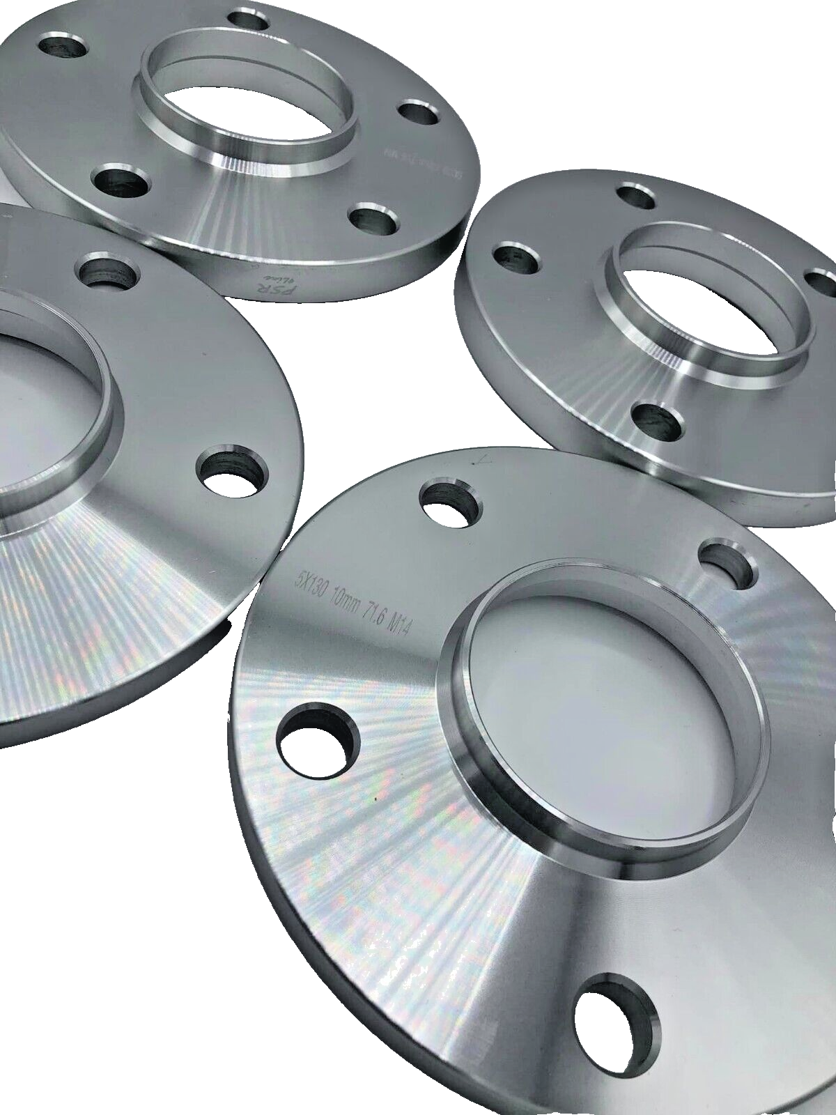 Porsche Wheel Spacers 15mm + Extended OE Bolts Set Of 4 in Silver 5x130 PSR9Line