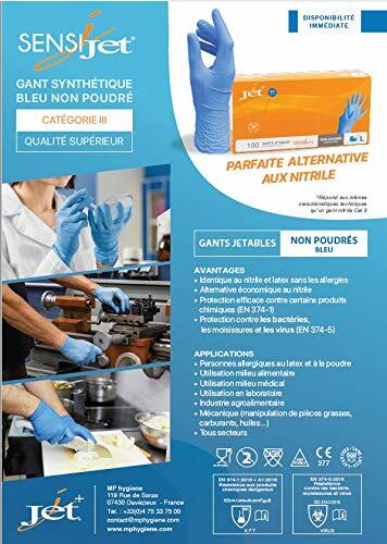 Blue Vinyl Disposable Mechanics Gloves Blue 100 XL Cheapest Ever Clearance .