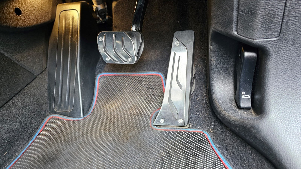 BMW M Pedal Cover set F Series Manual Stainless Steel X 1 2 3 4