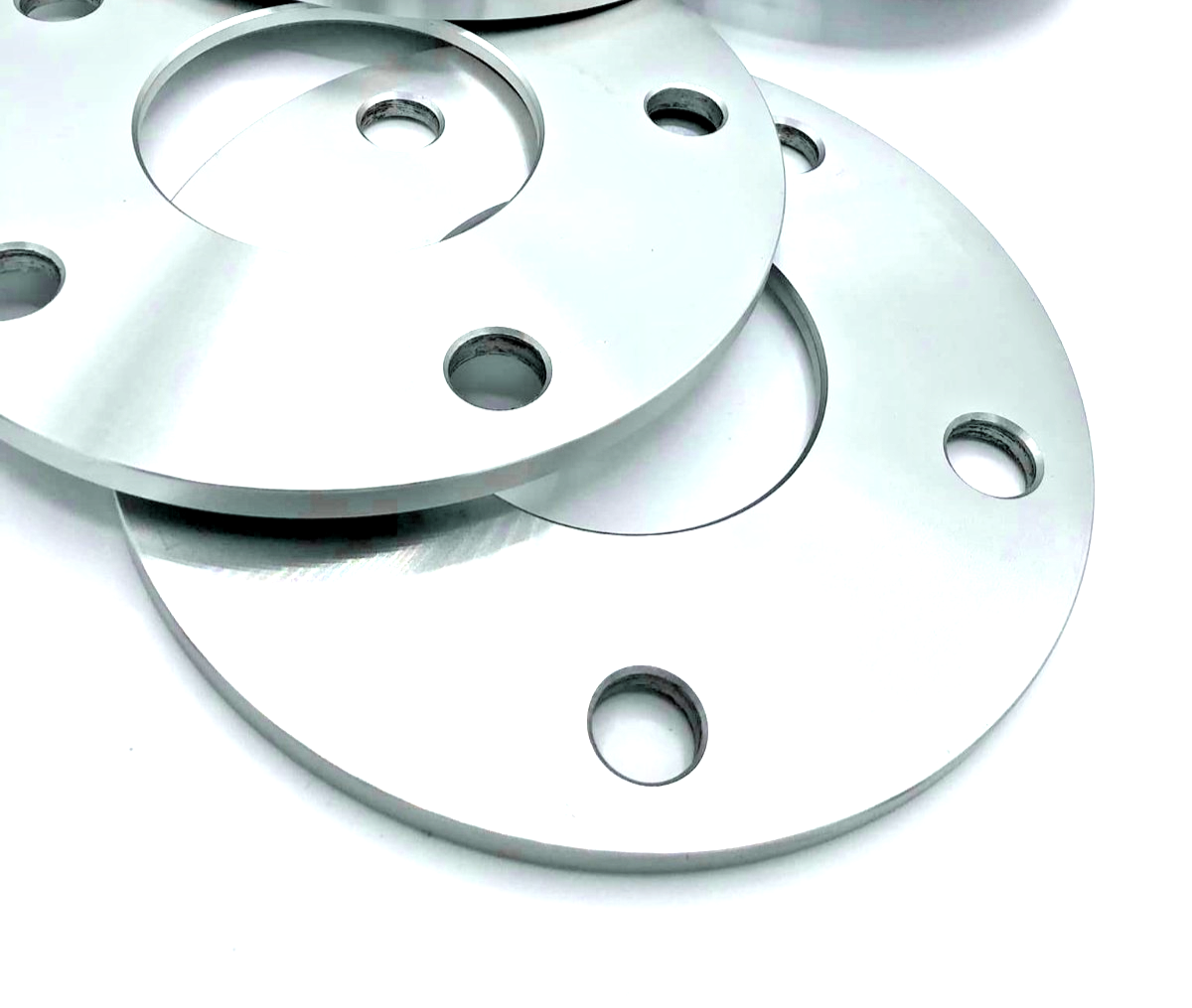 Porsche Wheel Spacers 7mm 5x130 Silver Bolton Kit Pair Fits 911 Cayenne Boxster