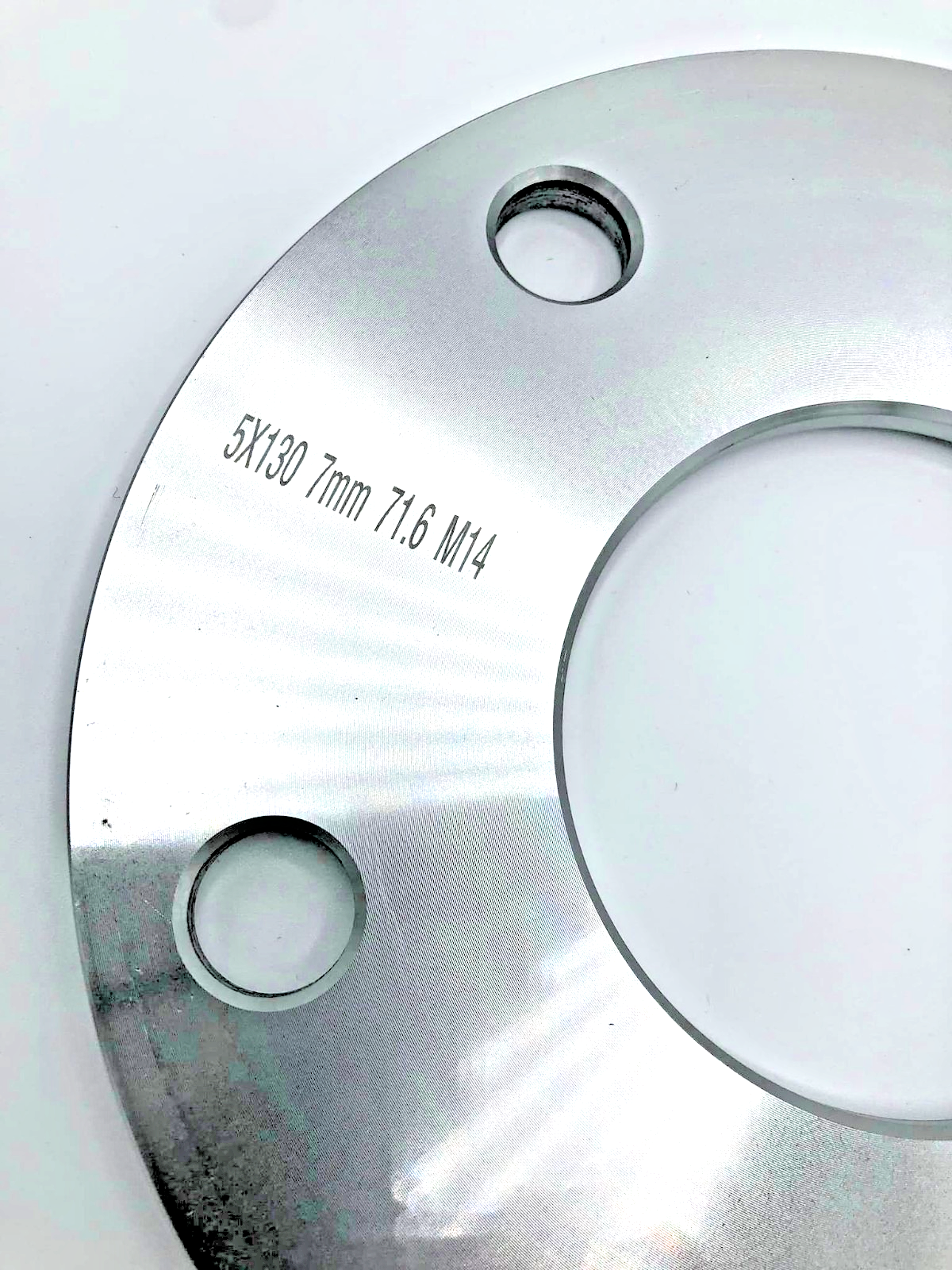 Porsche Wheel Spacers 7mm 5x130 Silver Bolton Kit Pair Fits 911 Cayenne Boxster