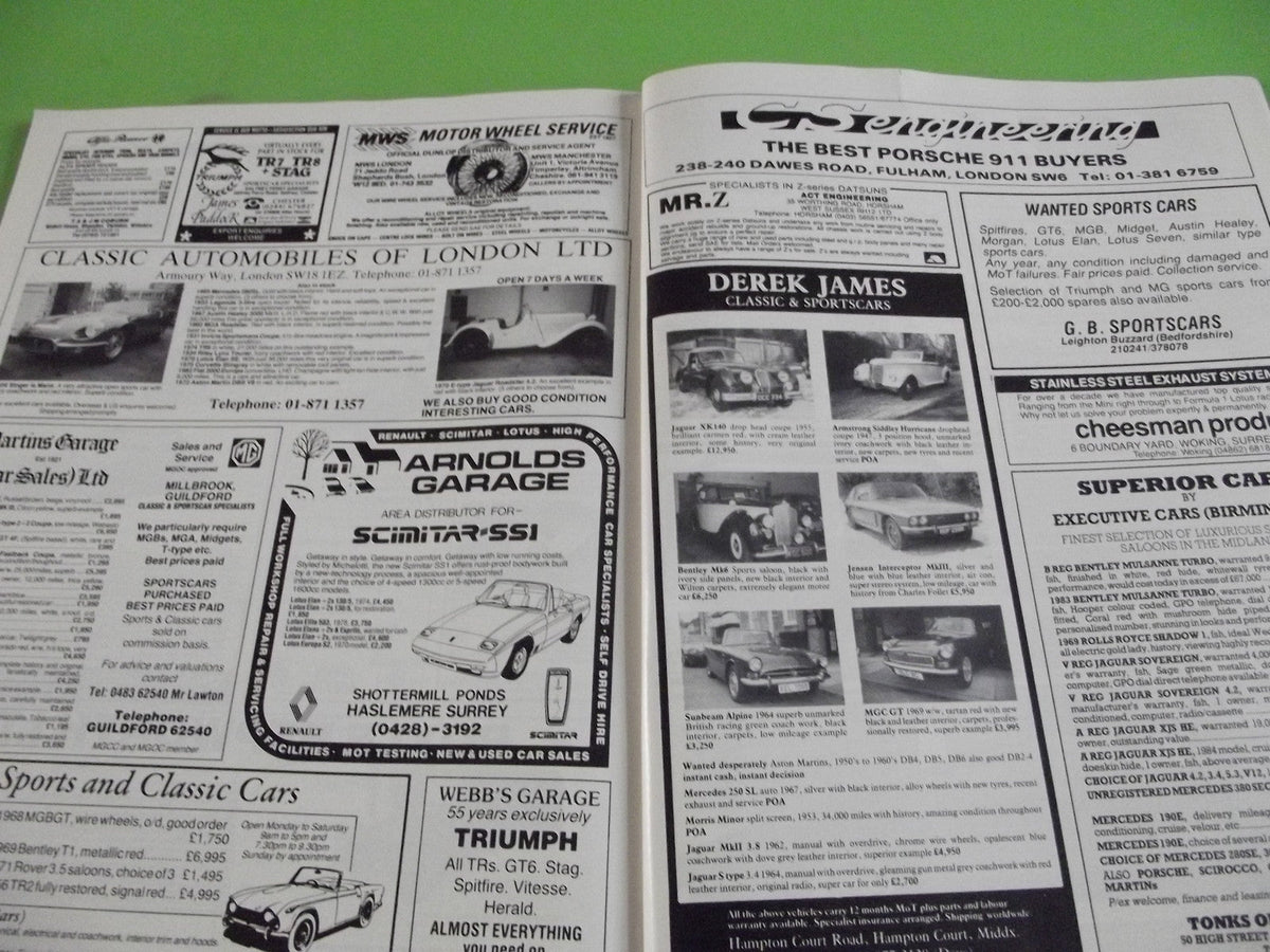 CLASSIC AND SPORTSCAR MAGAZINE JULY 1985 #c1