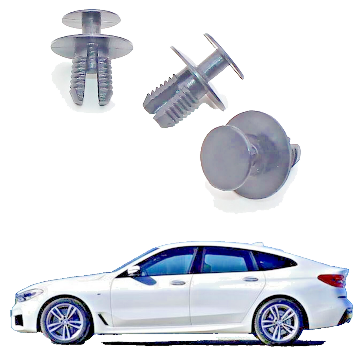 BMW Trim Clips Expanding Rivet 51471911992, 15x Qty for 1 2 3 4 5 6 7 X Z Series