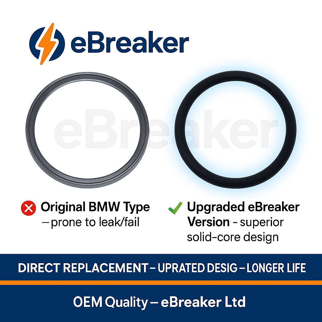 BMW Turbo Intercooler Pipe Seal Ring #13718596850 Stops Boost Leaks New Version.