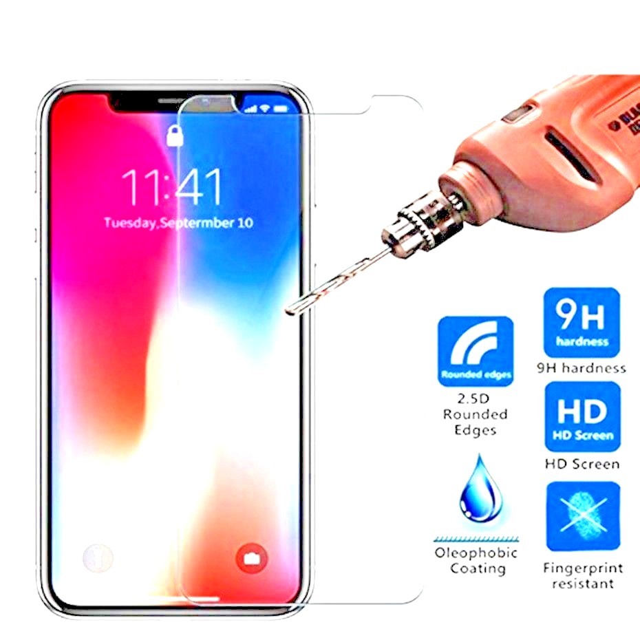 IPhone X Buy 1 Get 1 FREE 9H Apple Genuine Tempered Glass Screen Protector X2
