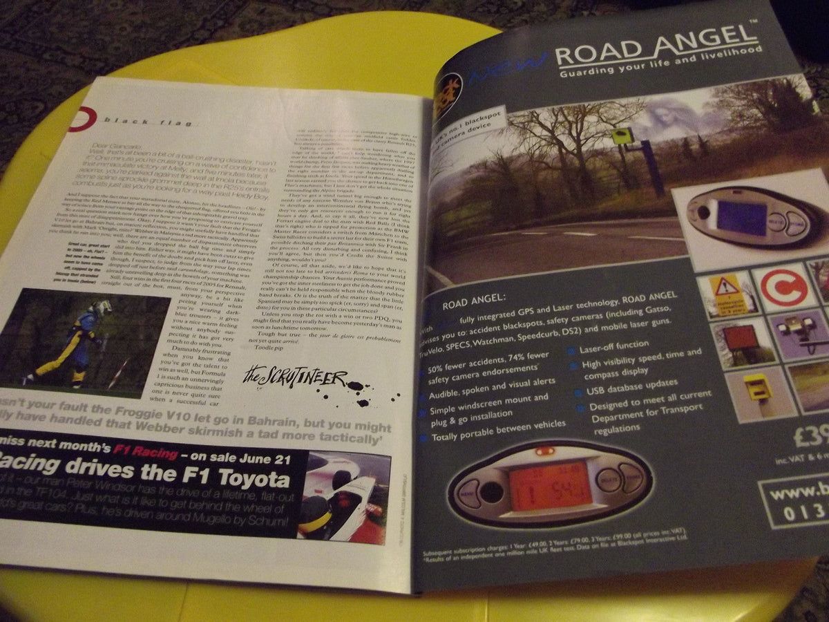 F1 RACING MAGAZINE JUNE 2005 #c3