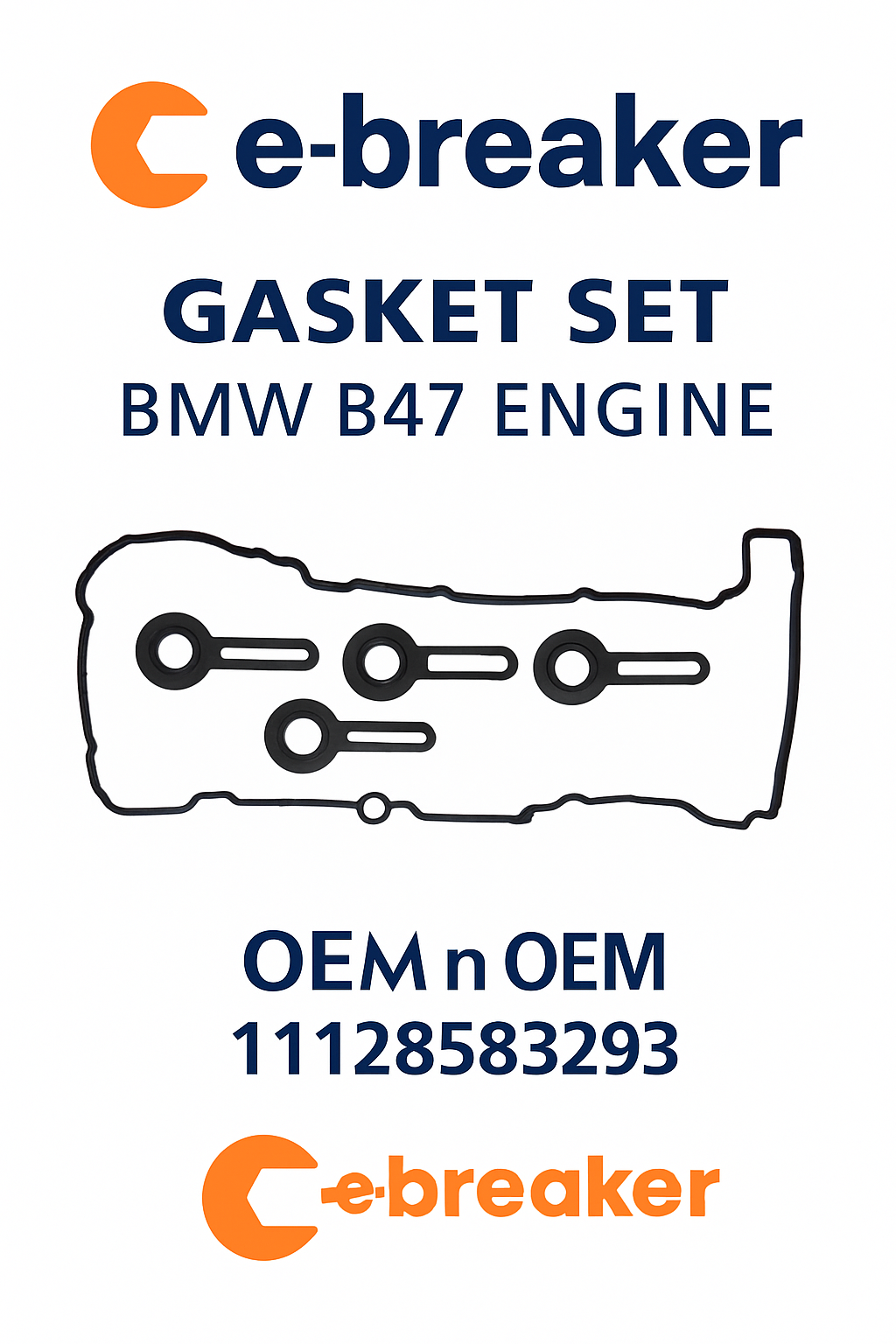MINI Camshaft Cover Gasket Set Cylinder Head OEM fit for F Series Diesel Models