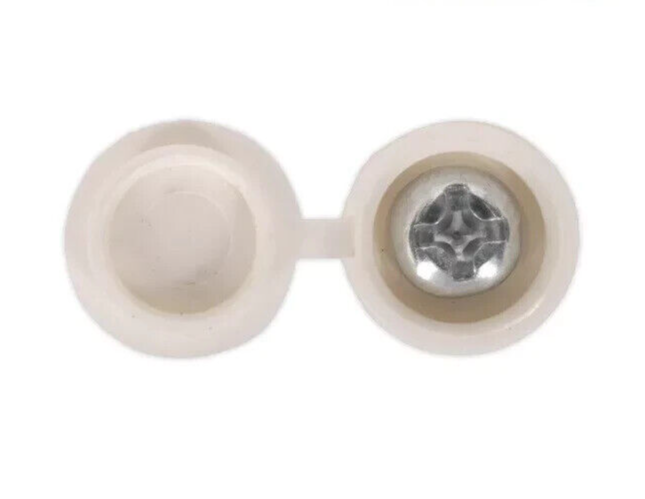 Number Plate Fixing Screws & Caps Kit White Yellow Black For UK Cars Vans Trucks