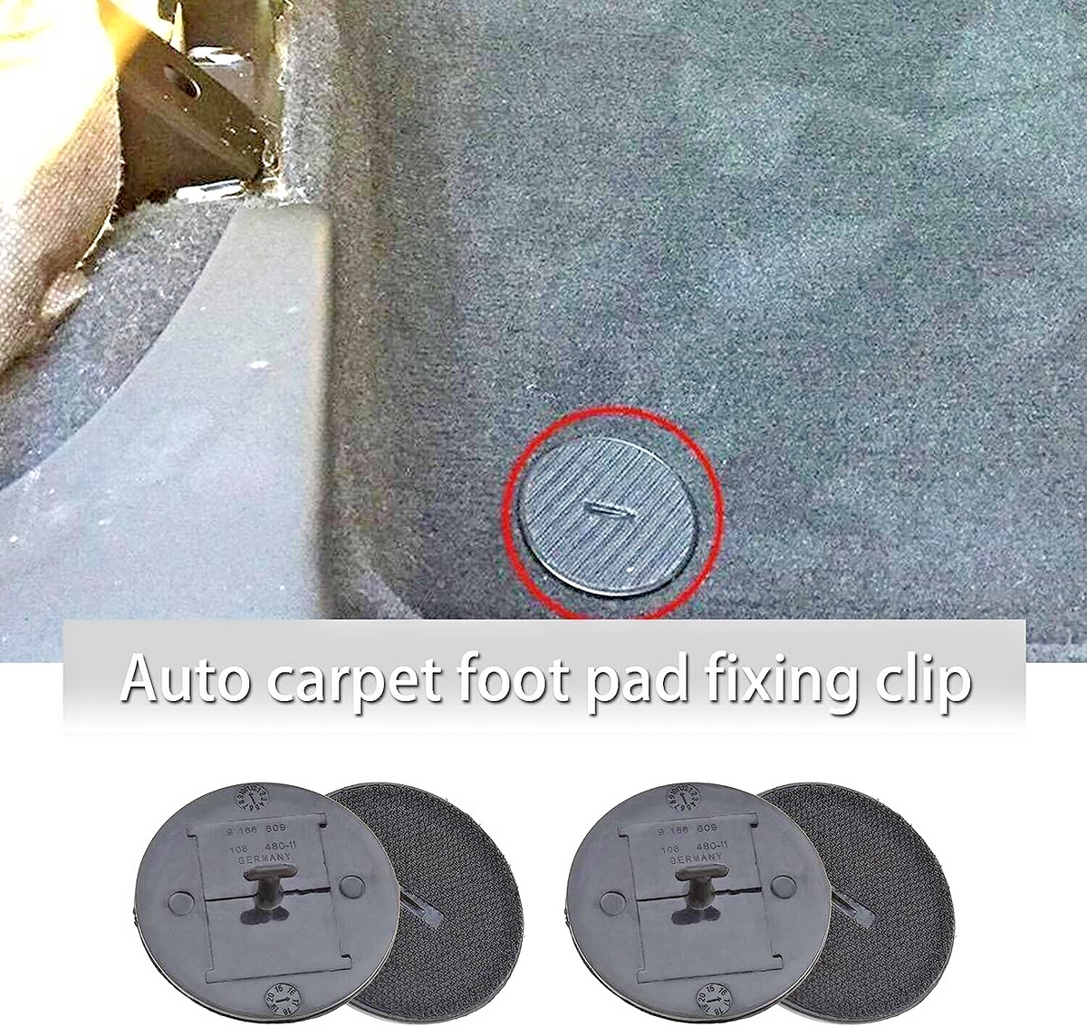BMW Floor Mat Clips 1 2 3 4 5 6 7 8 series x3 x4 x5 x6  E F G Chassis Qty of 4
