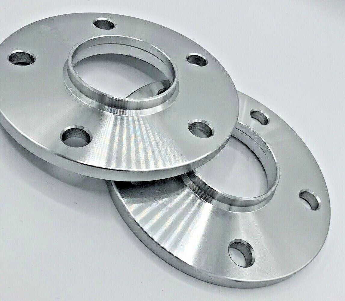 Porsche Wheel Spacers 12mm & Extended AF Bolts Set Of 2 in Silver 5x130 PSR9Line