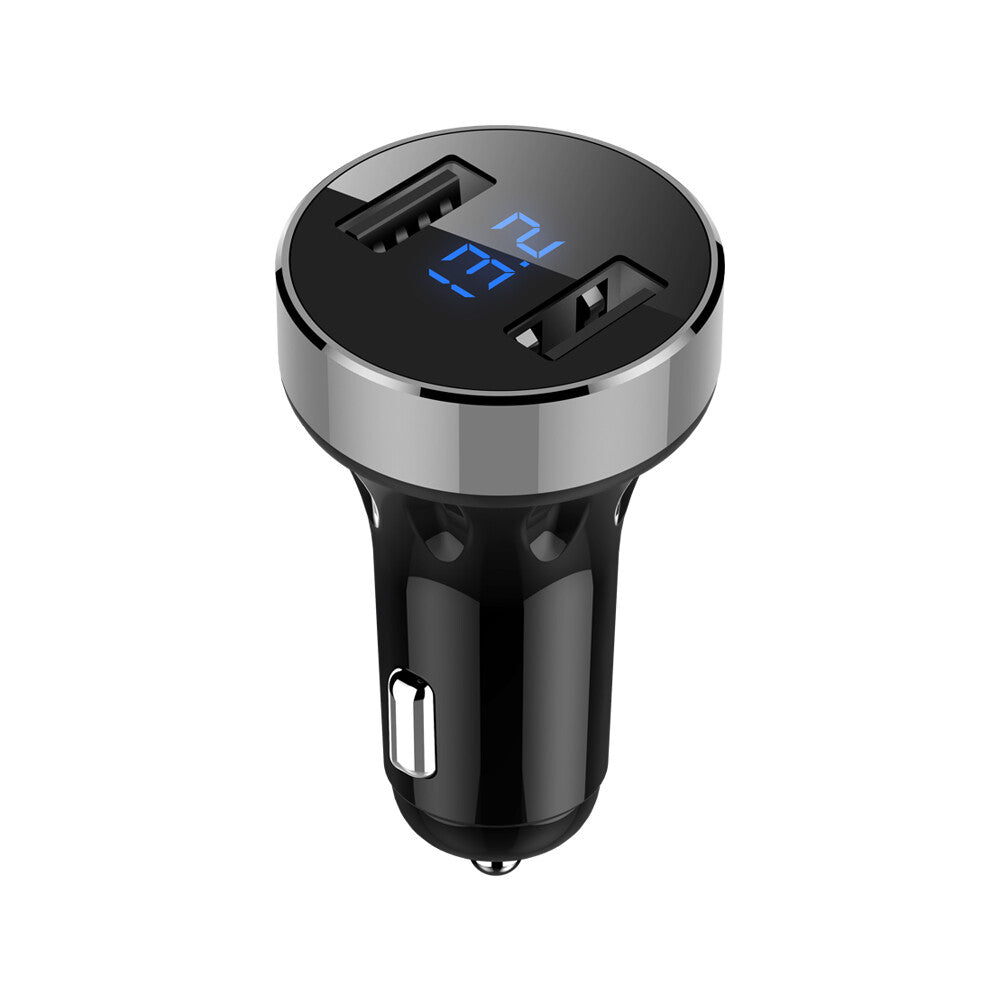 Car USB Twin Charging Point with LED Battery Voltage Display — Amber | PSR9Line
