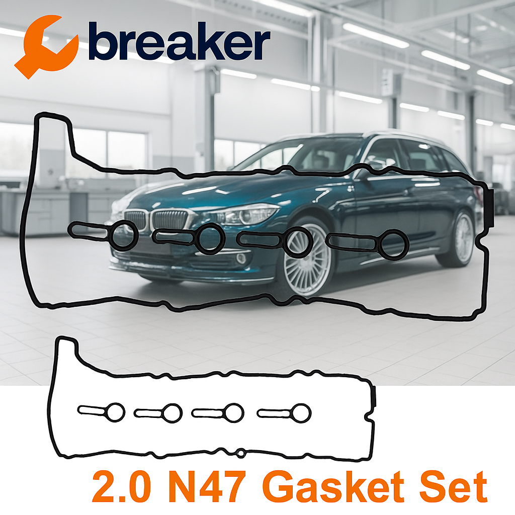 BMW 2.0 N47 Camshaft Cover Gasket Kit – 1/3/5 Series, X1/X3/X5 Premium Leak Fix.