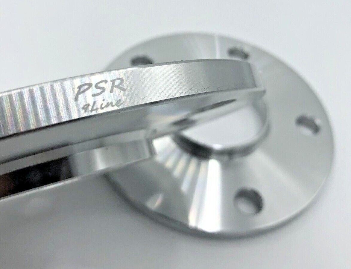Porsche Wheel Spacers 12mm & Extended AF Bolts Set Of 2 in Silver 5x130 PSR9Line