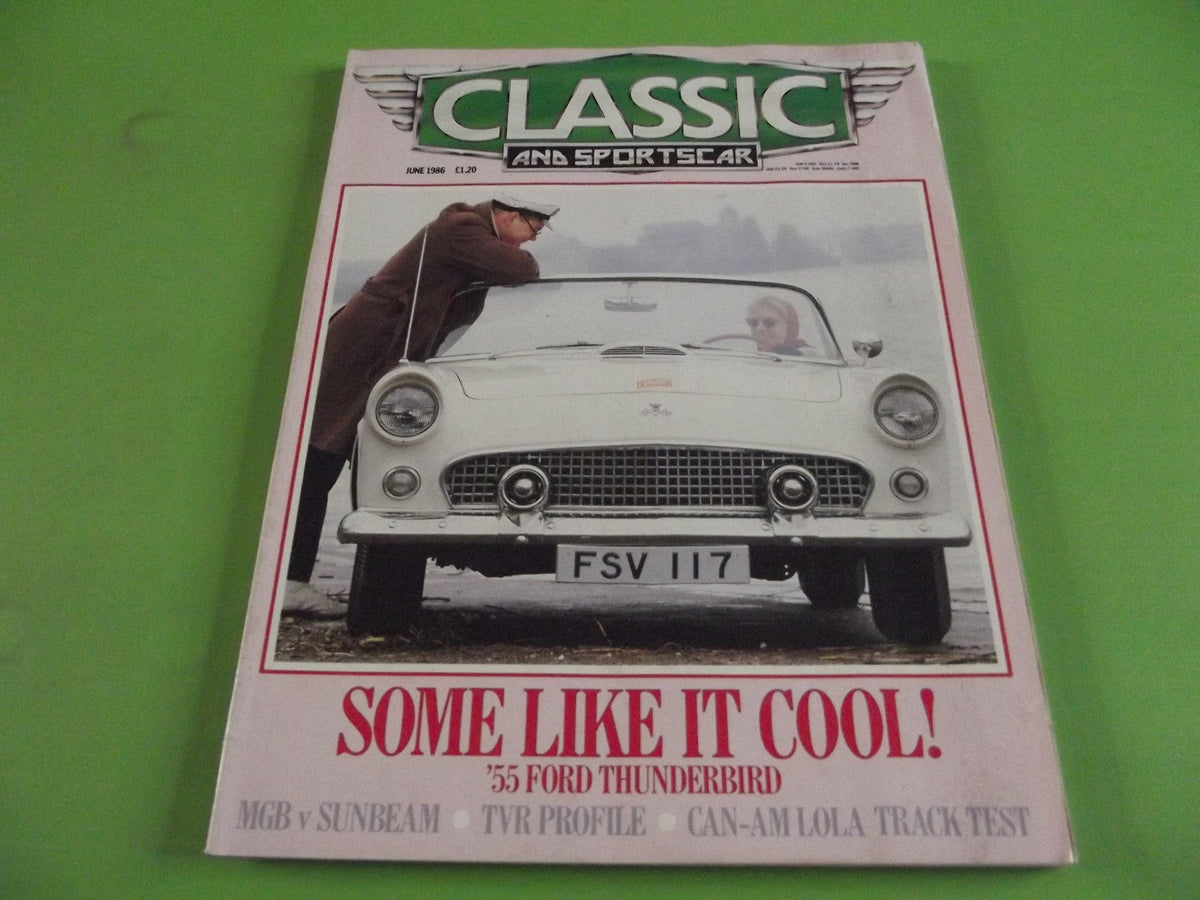 CLASSIC AND SPORTSCAR MAGAZINE JUNE 1986 #c1