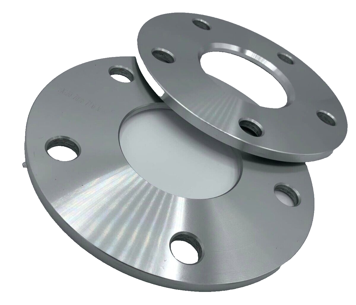 Porsche Wheel Spacers 7mm + Extended AF Bolts Set Of 2 in Silver 5x130 PSR9Line