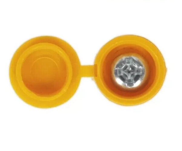 Number Plate Fitting Kit Screws Caps White Yellow Black UK Car Van Bike Set Pack