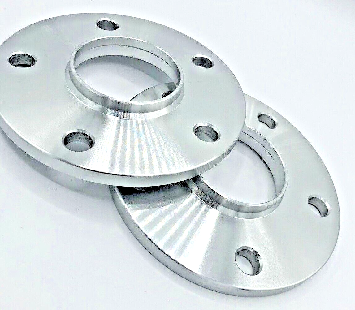 PORSCHE 20mm Wheel Spacers 5x130 With Extended O.E Bolts Precision Fit in Silver