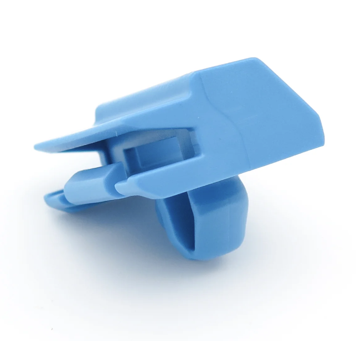 BMW Side Skirt Sill Trim Retainer Clip - Blue Plastic Mounting Clip