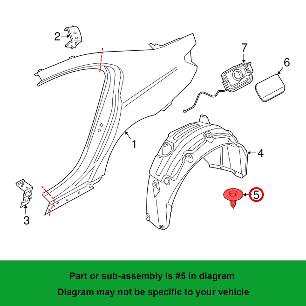 BMW & MINI Large Washer Hex Screw Bolt - Bodywork & Trim Panel Fastener 07149213164