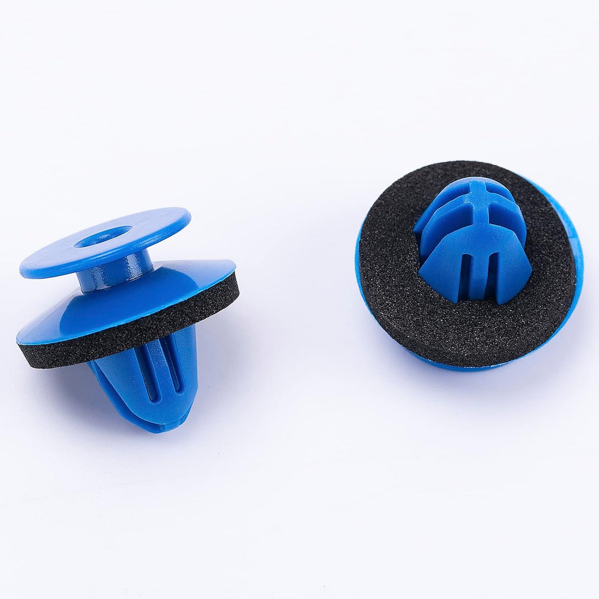 Audi VW Wheel Arch Flare Moulding Clip 8U0853909 - 8mm Blue Insulated Trim Fastener
