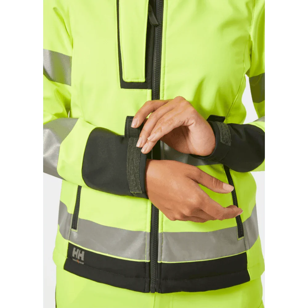 Helly Hansen 74098 Women's Luna Hi Vis Softshell Jacket