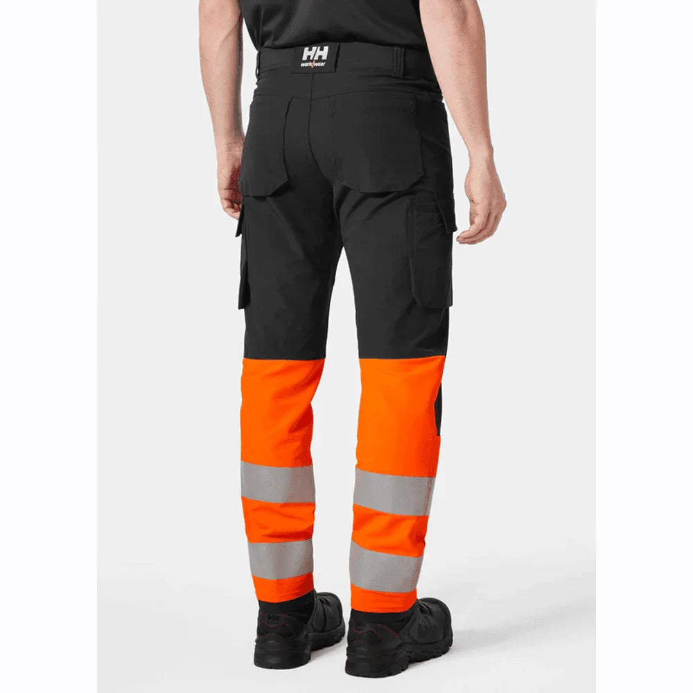 Helly Hansen 77433 Alna 4-Way Stretch Hi-Vis Cargo Pant Trouser
