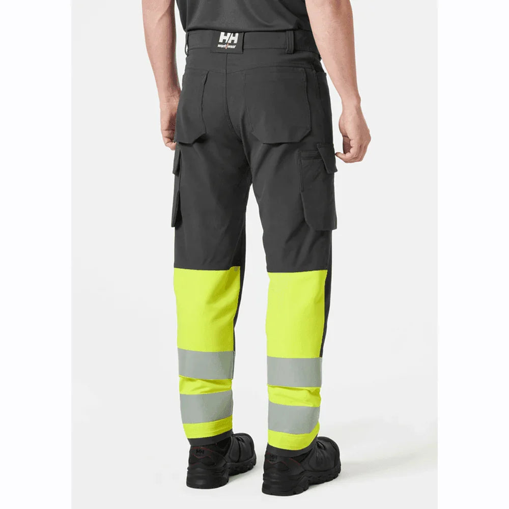 Helly Hansen 77433 Alna 4-Way Stretch Hi-Vis Cargo Pant Trouser