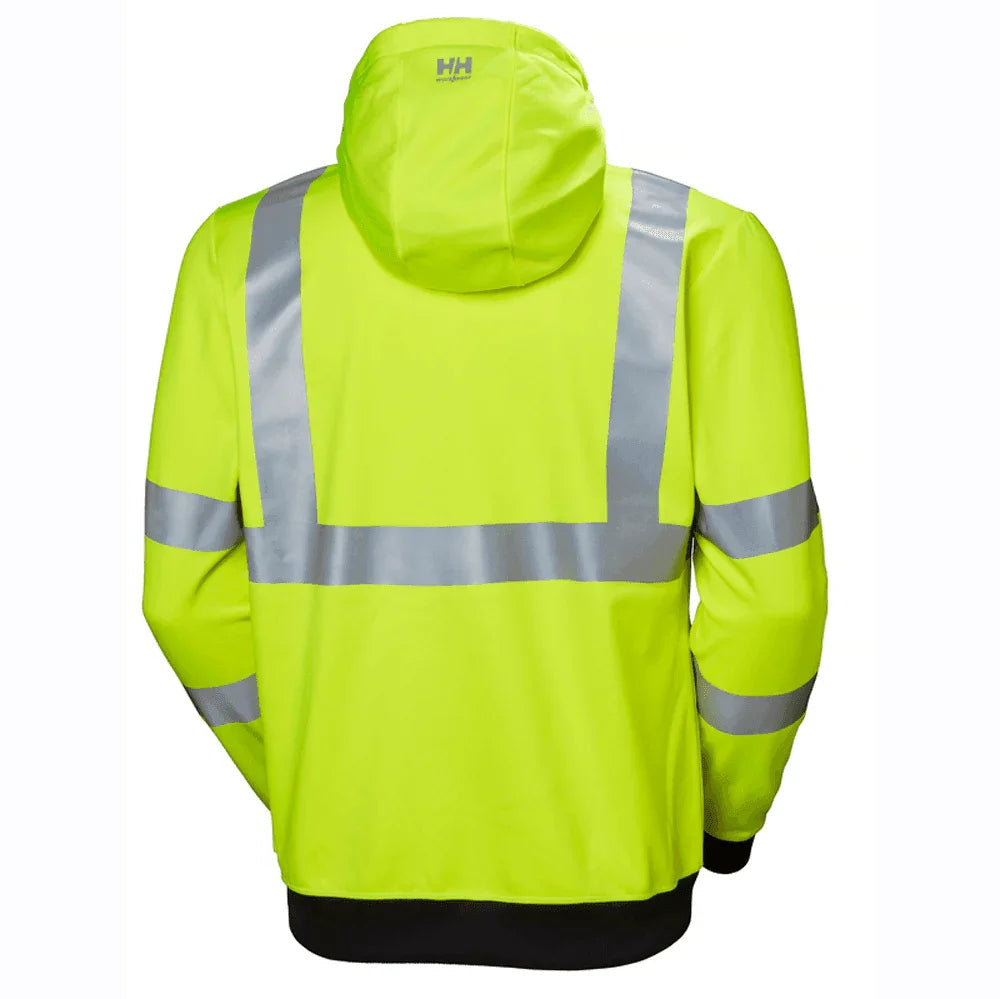 Helly Hansen 79094 Addvis Hi-Vis Stretch Zip Hoodie Sweatshirt