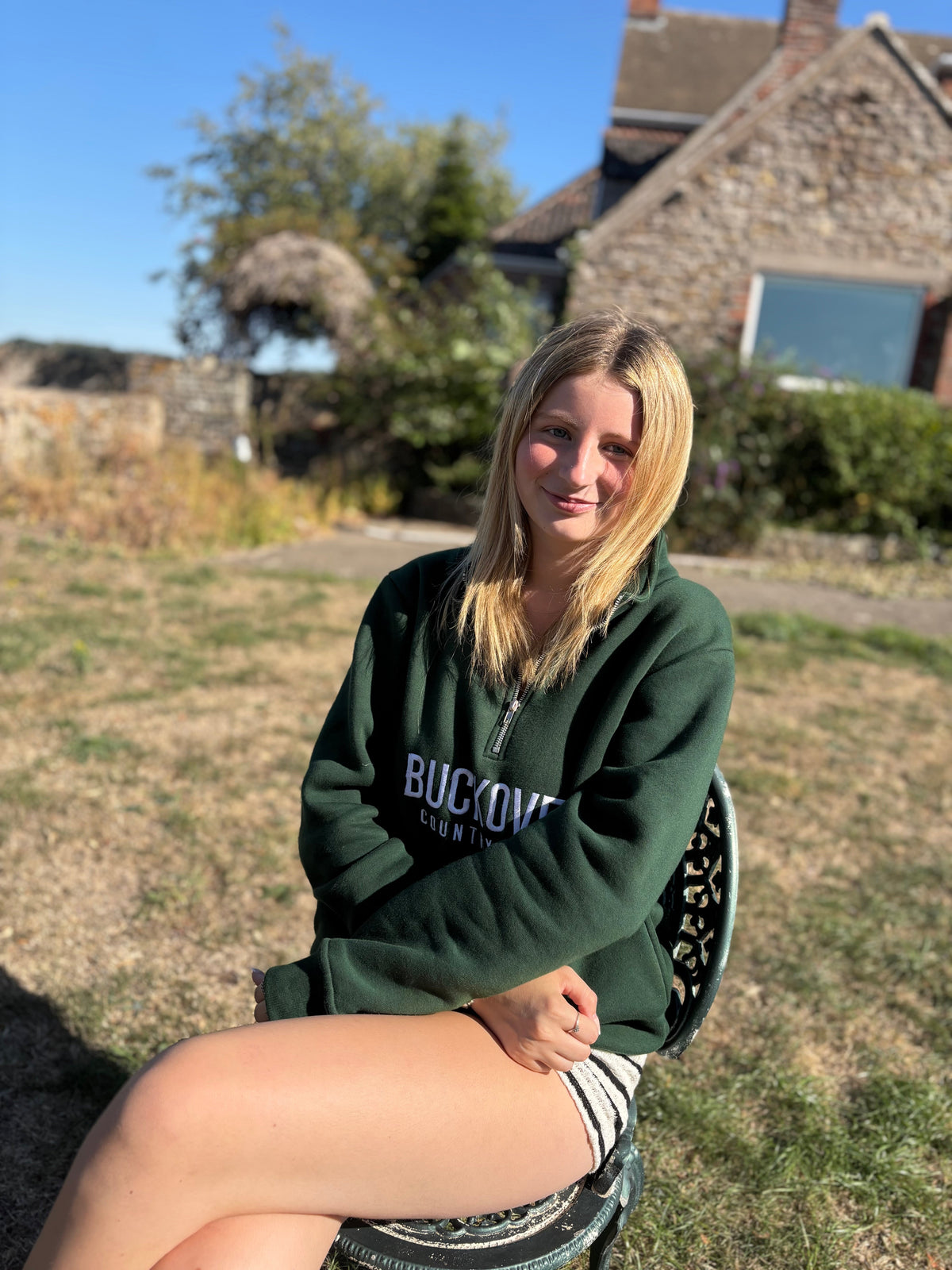 Stanford Bottle Green Quarter ZIP