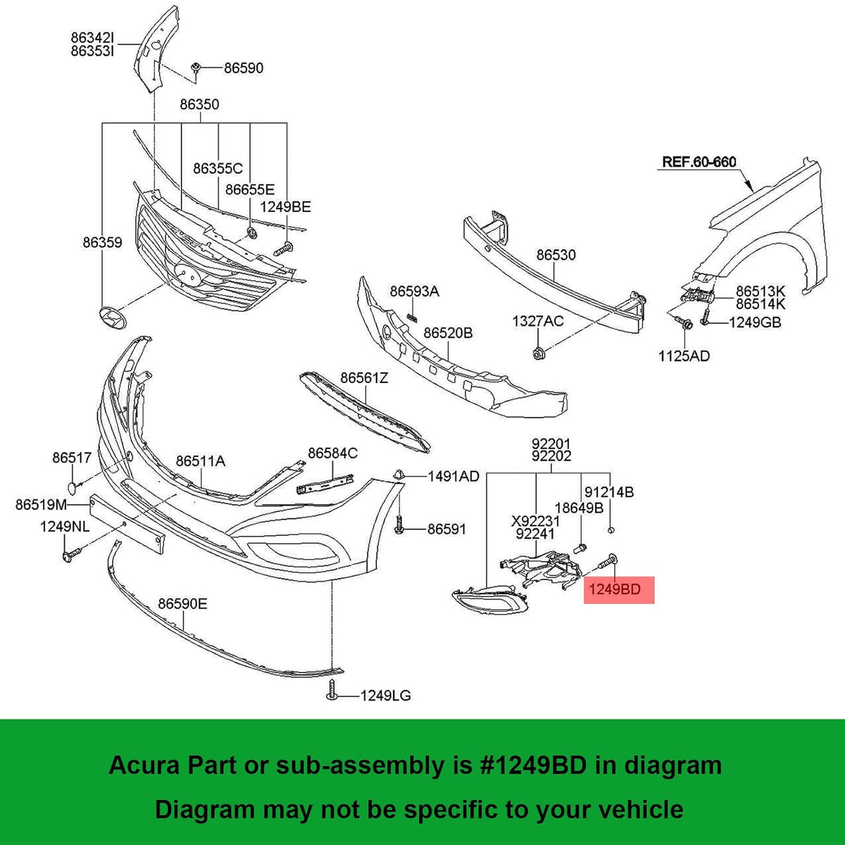Kia Hyundai M5 Flange Head Self Tapping Trim Screw 1249305167E