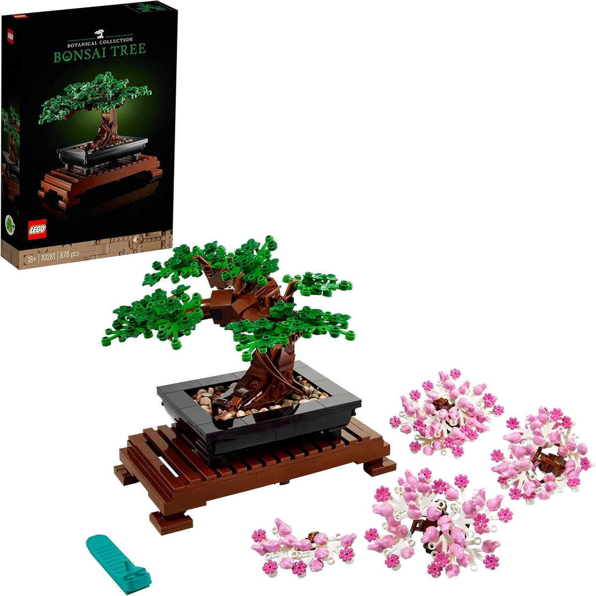 LEGO Botanicals Bonsai Tree 10281, New but open, damaged box, all bags inside factory sealed