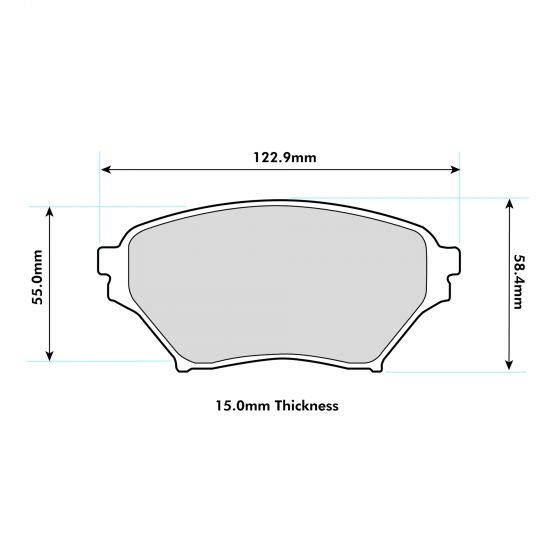 Mazda MX5 (NB) - SVT Sport / MazdaSpeed Front Performance Brake Pads 8182