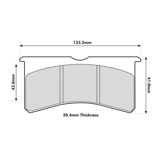 Willwood Brake Pads To Fit AP Racing CP8350   Wilwood Billet Superlite Calipers 8274PR
