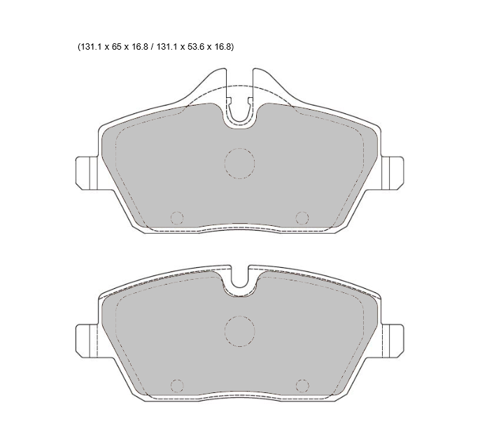 BMW 1 series E87 116 i CC 1600 KW 85 PBS front Pads 8403