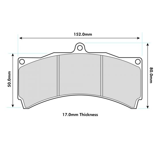 HISPEC Mega Monster RS152 & RX152 Performance Brake Pads 8448