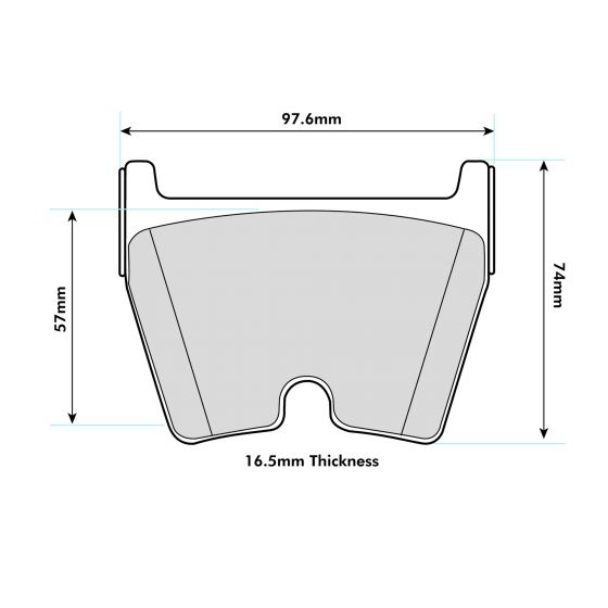 LAMBORGHINI Gallardo PBS front Pads 8580 8 performance brake pads