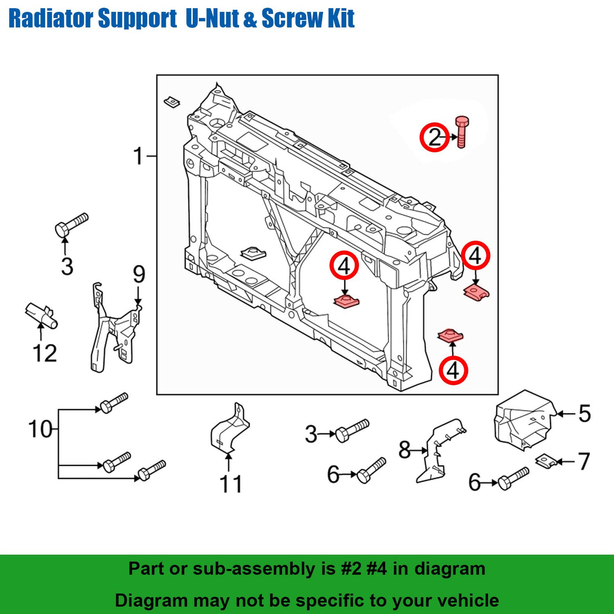 M6 Galvanised Spire Nut C-Clip - Underbody Shield & Trim Panel Fastener