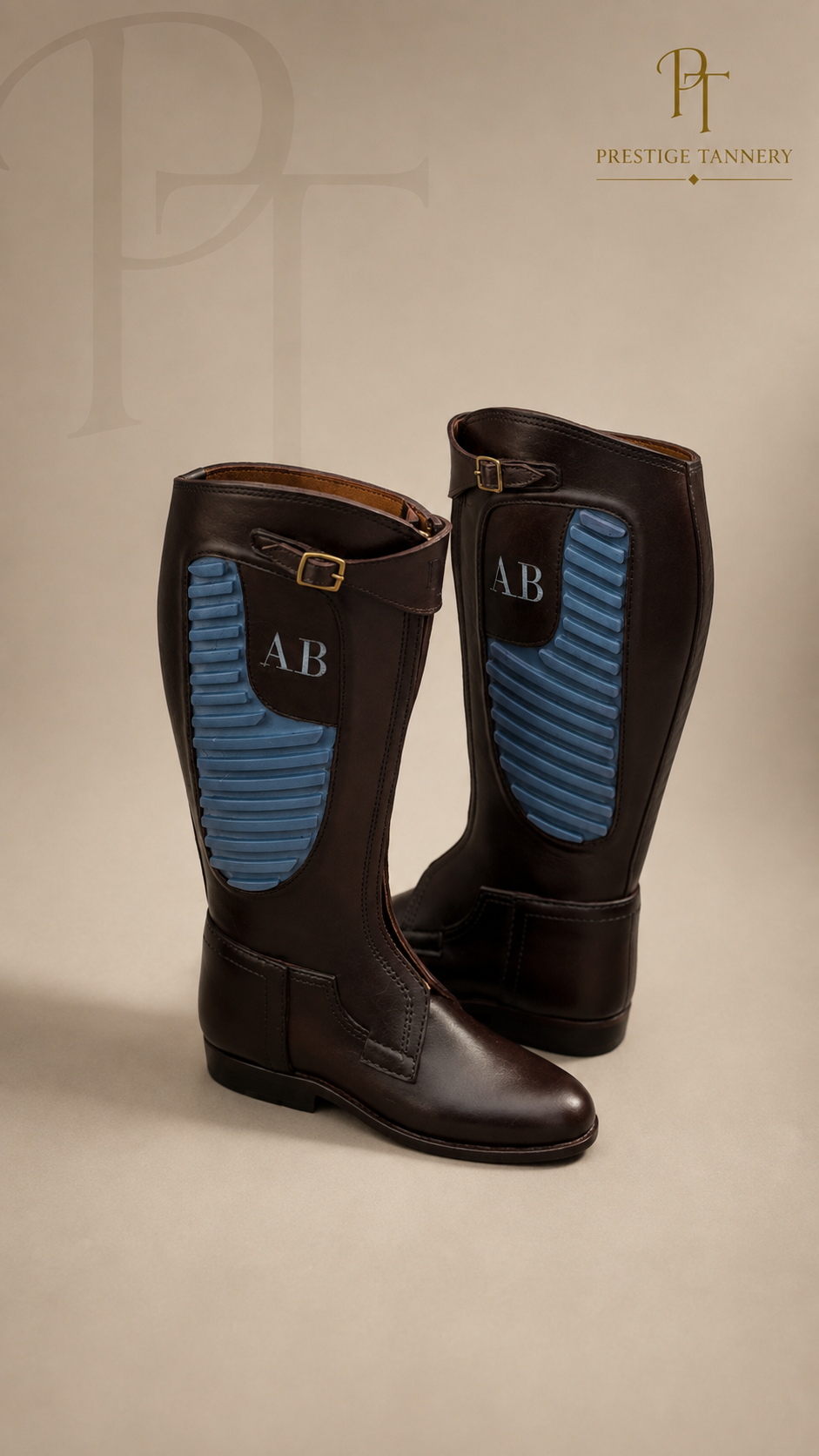 Professional Polo Boots for Women (Dark Brown)
