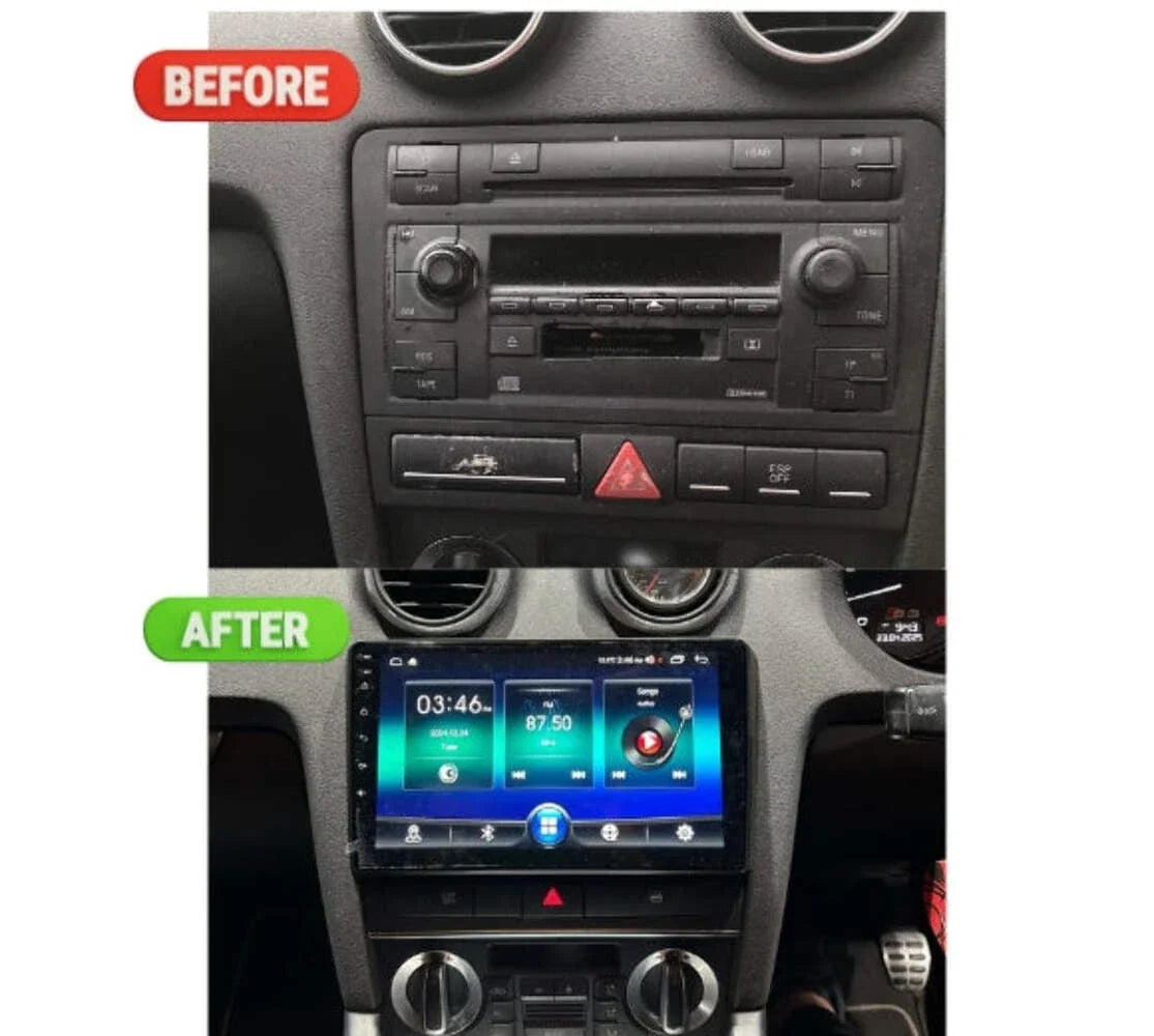 Audi A3 8P Apple Carplay / Android Auto 9" Stereo Upgrade (2003- 2013)