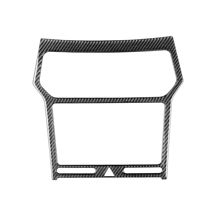 Car Carbon Fiber Navigation Panel Decorative Sticker for Ford Explorer 2016-2019, Left Drive, Navigation Panel