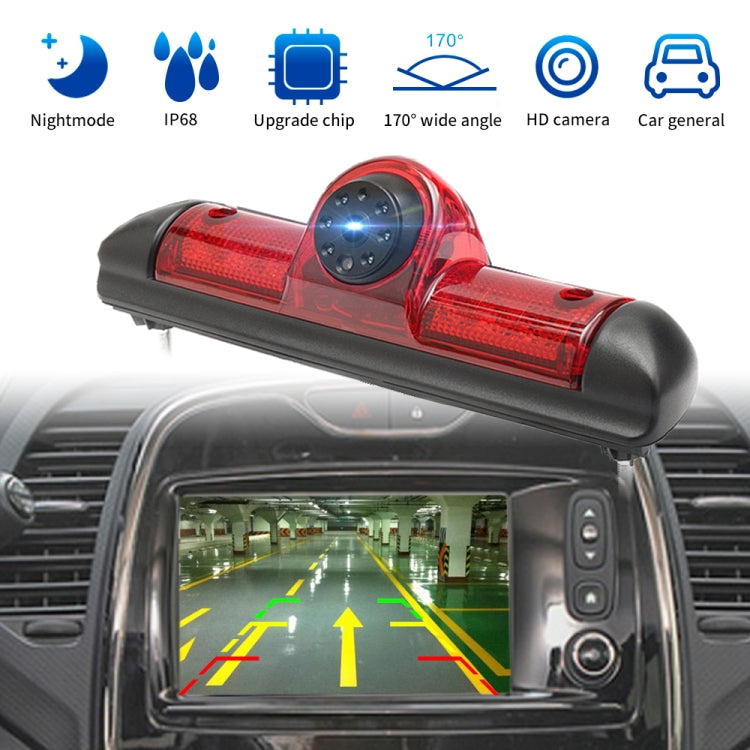 PZ460 Car Waterproof HD High Position Brake Light View Camera for Fiat / Citroen / Peugeot, PZ460