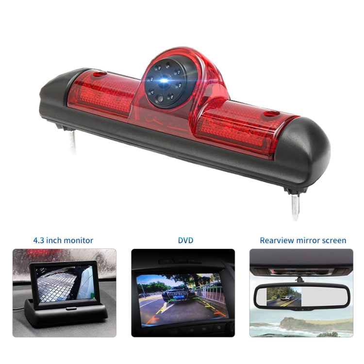 PZ460 Car Waterproof HD High Position Brake Light View Camera for Fiat / Citroen / Peugeot, PZ460